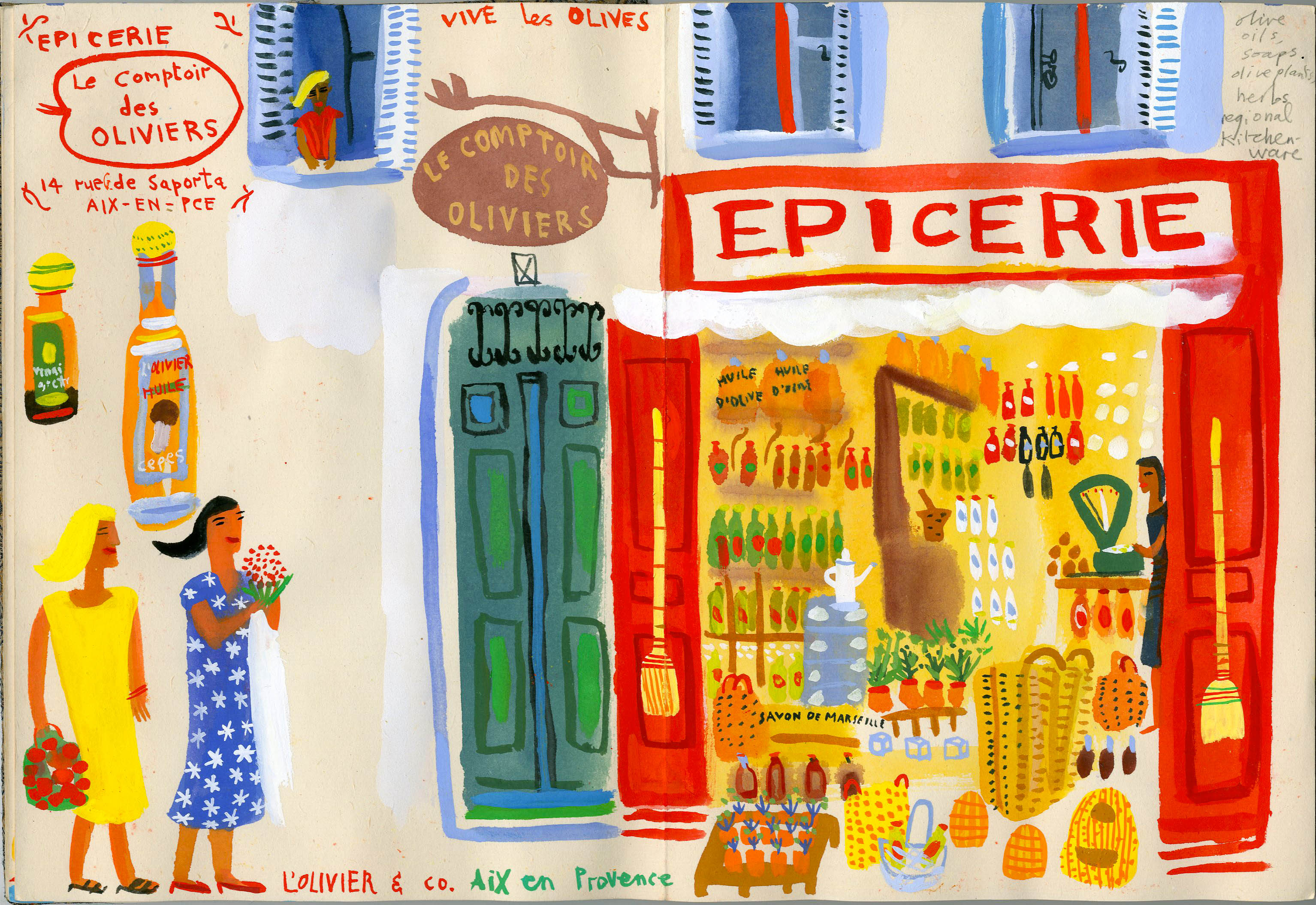 Painting & Shopping In The South Of France Frames of Reference